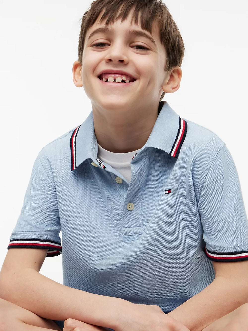 Kids Solid Polo