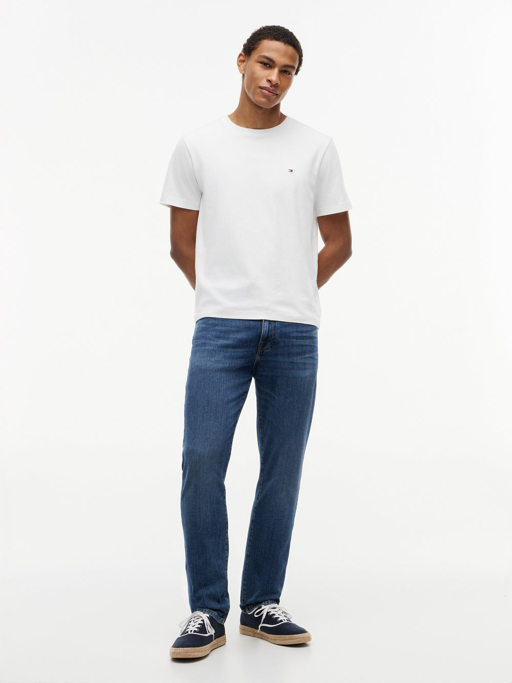Regular Fit Solid Interlock Tshirt