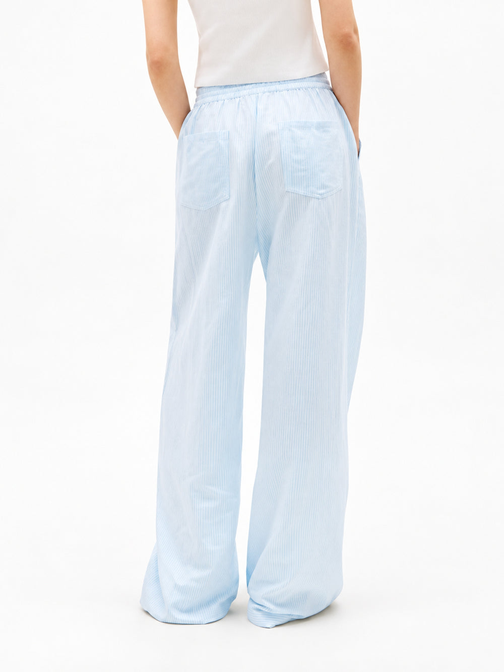 Solid Wide Fit Pants