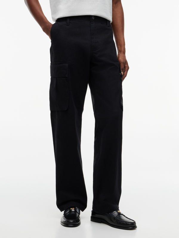 Men Otis Regular Straight Canvas Cargo