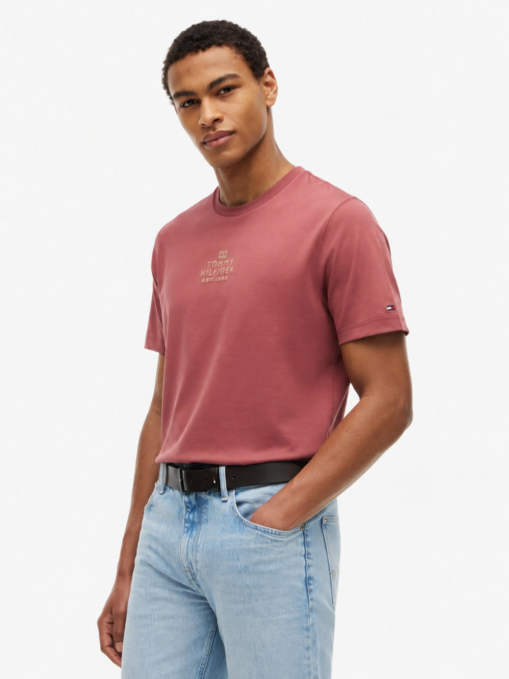 Regular Fit Embroidered Interlock Tshirt