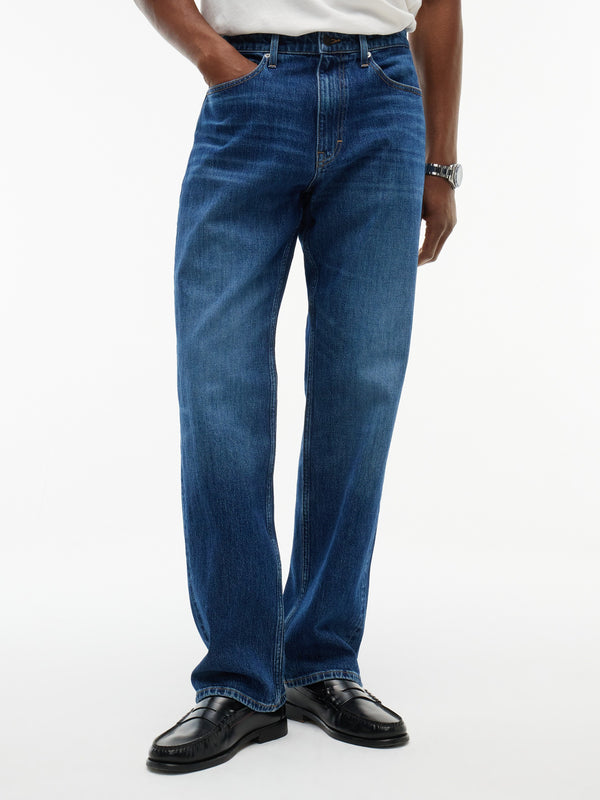 Men Otis Regular Straight Dark Wash Jeans