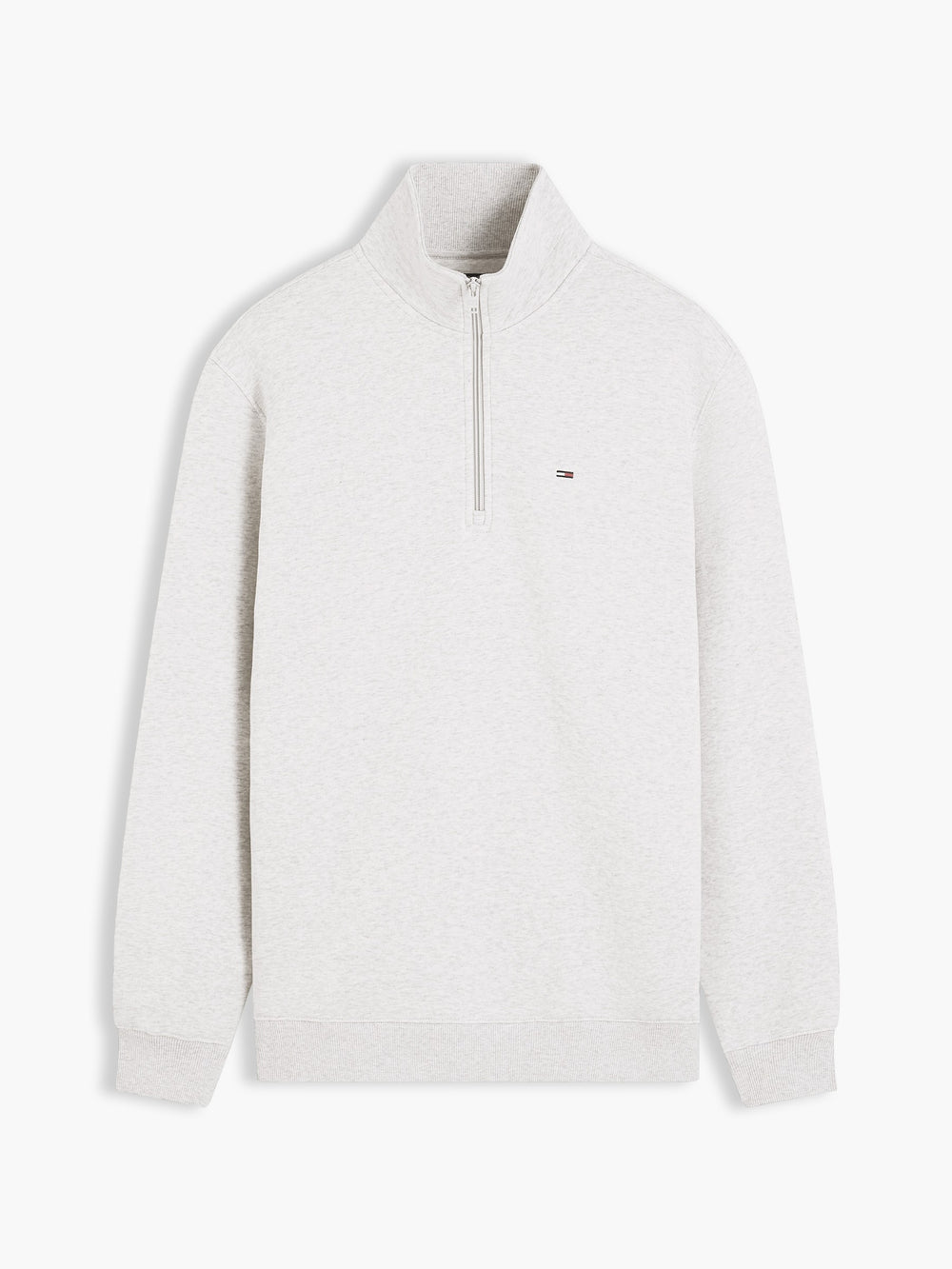 Regular Fit Brushed Fleece Quarter Zip Sweatshirt