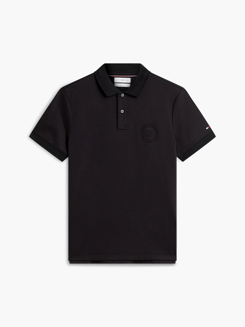 Regular Fit Interlock Polo With Embossed Logo