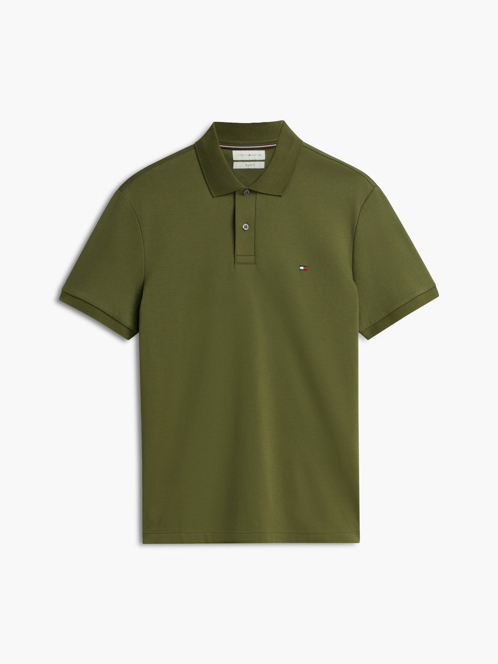 Regular Fit Solid Liquid Cotton Polo