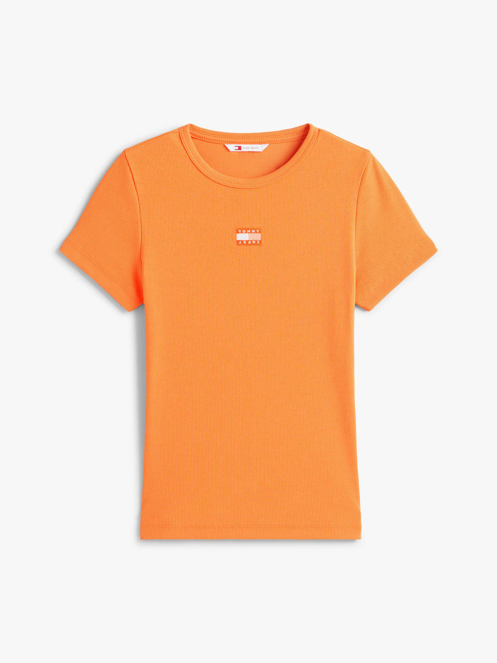 Solid Slim Fit Half Sleeve Ribbed T-Shirt