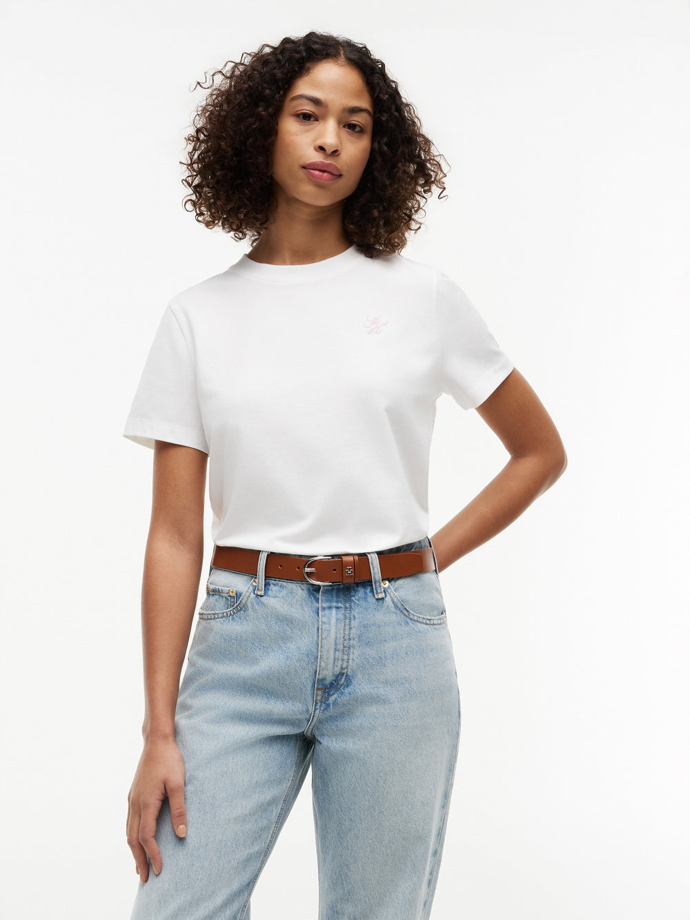 Solid Regular Fit Half Sleeve Cotton Jersey T-Shirt