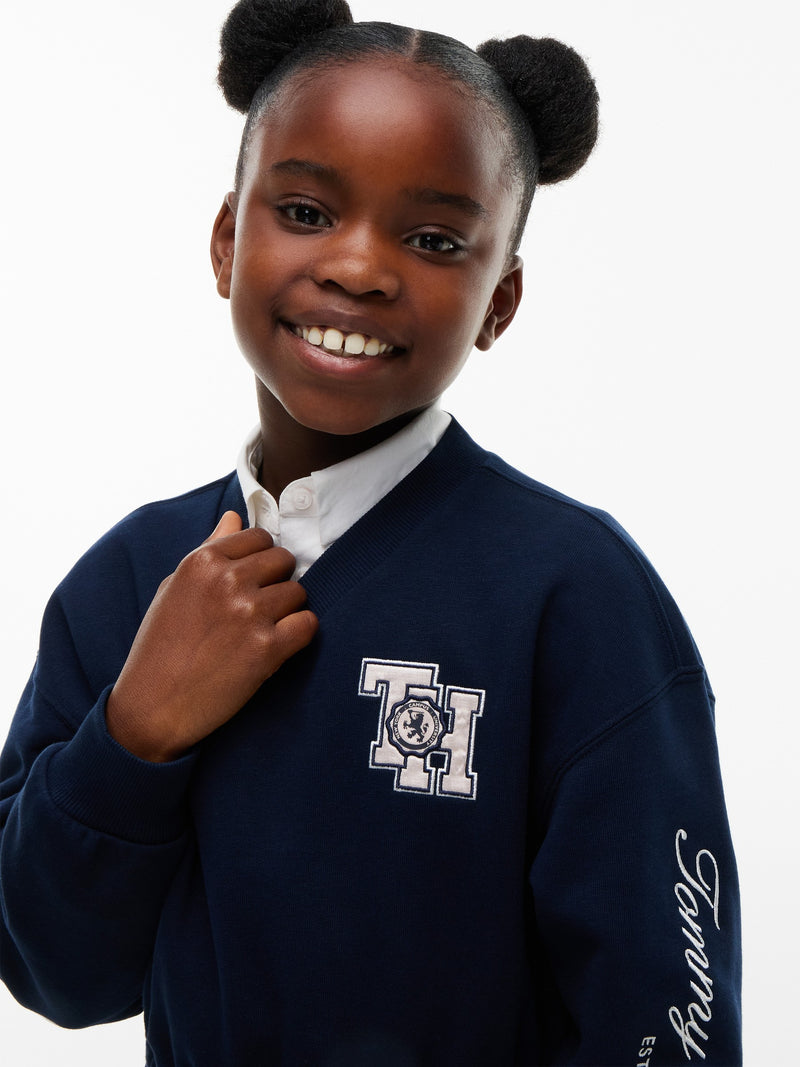 Kids Long-Sleeve Sweatshirt Dress