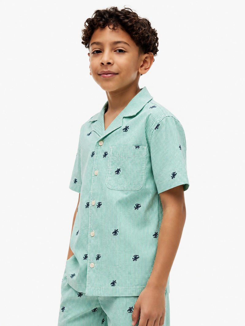 Kids Poplin Stretch Shirt