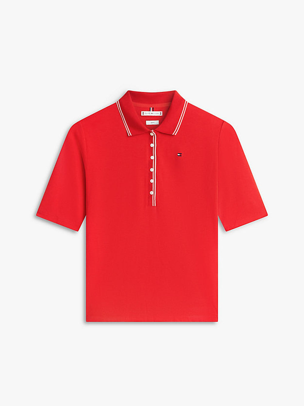 Solid Slim Fit Half Sleeve Lyocell Pique Polo