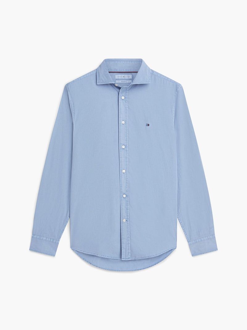 Regular Fit Solid Poplin Shirt
