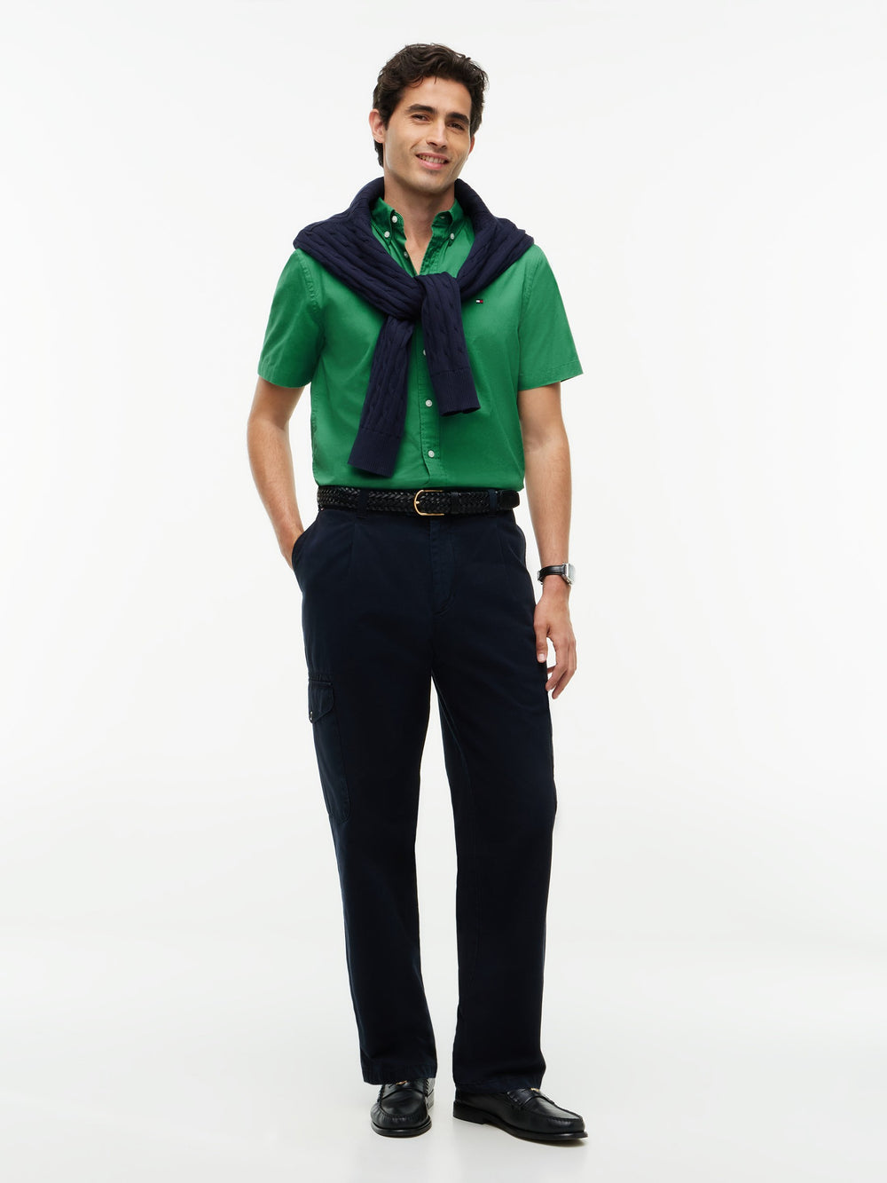 Regular Fit Solid Poplin Shirt