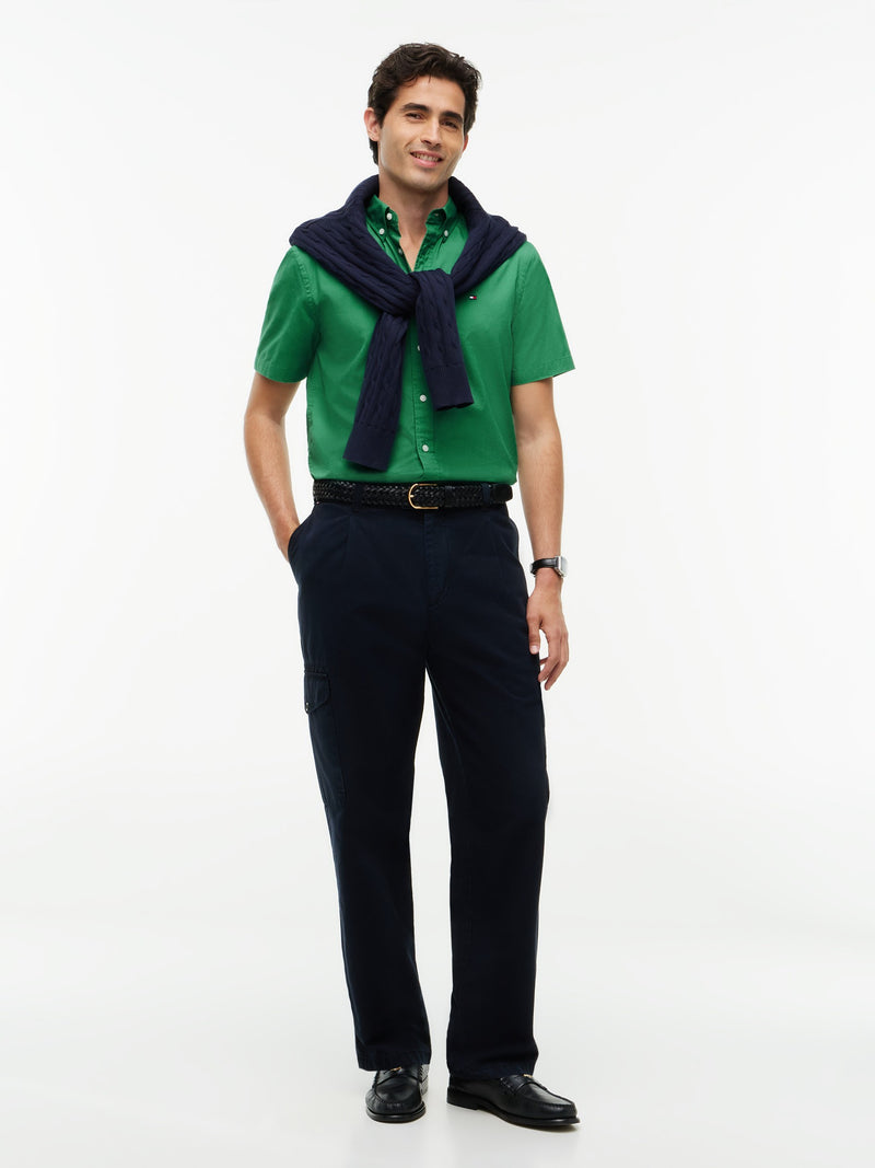 Regular Fit Solid Poplin Shirt