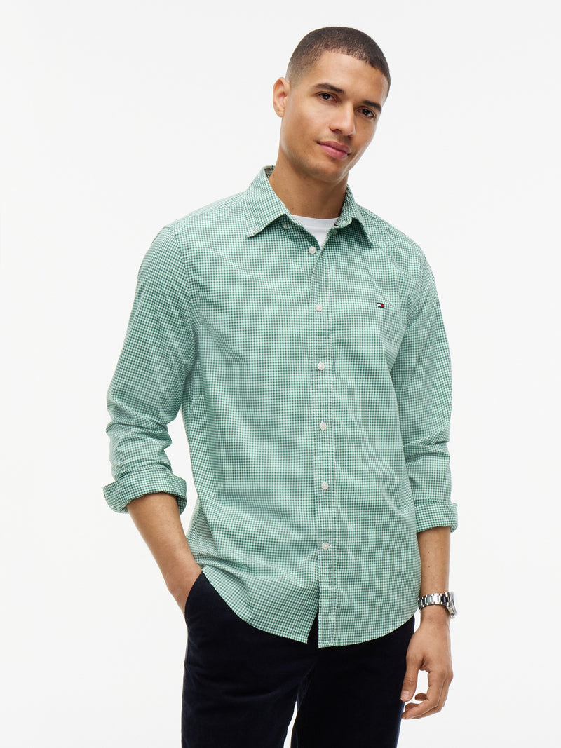 Regular Fit Check Poplin Shirt