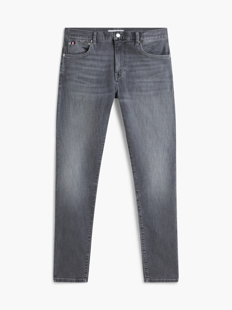 Men Bleecker Slim Tapered Mid Grey Jeans