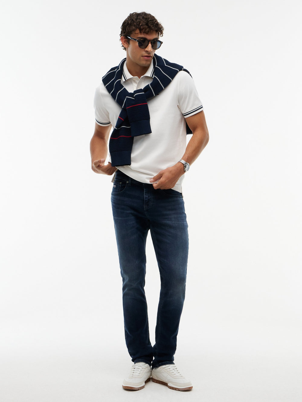 Men Scanton Slim Dark Wash Jeans