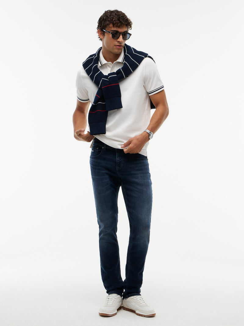 Men Scanton Slim Dark Wash Jeans
