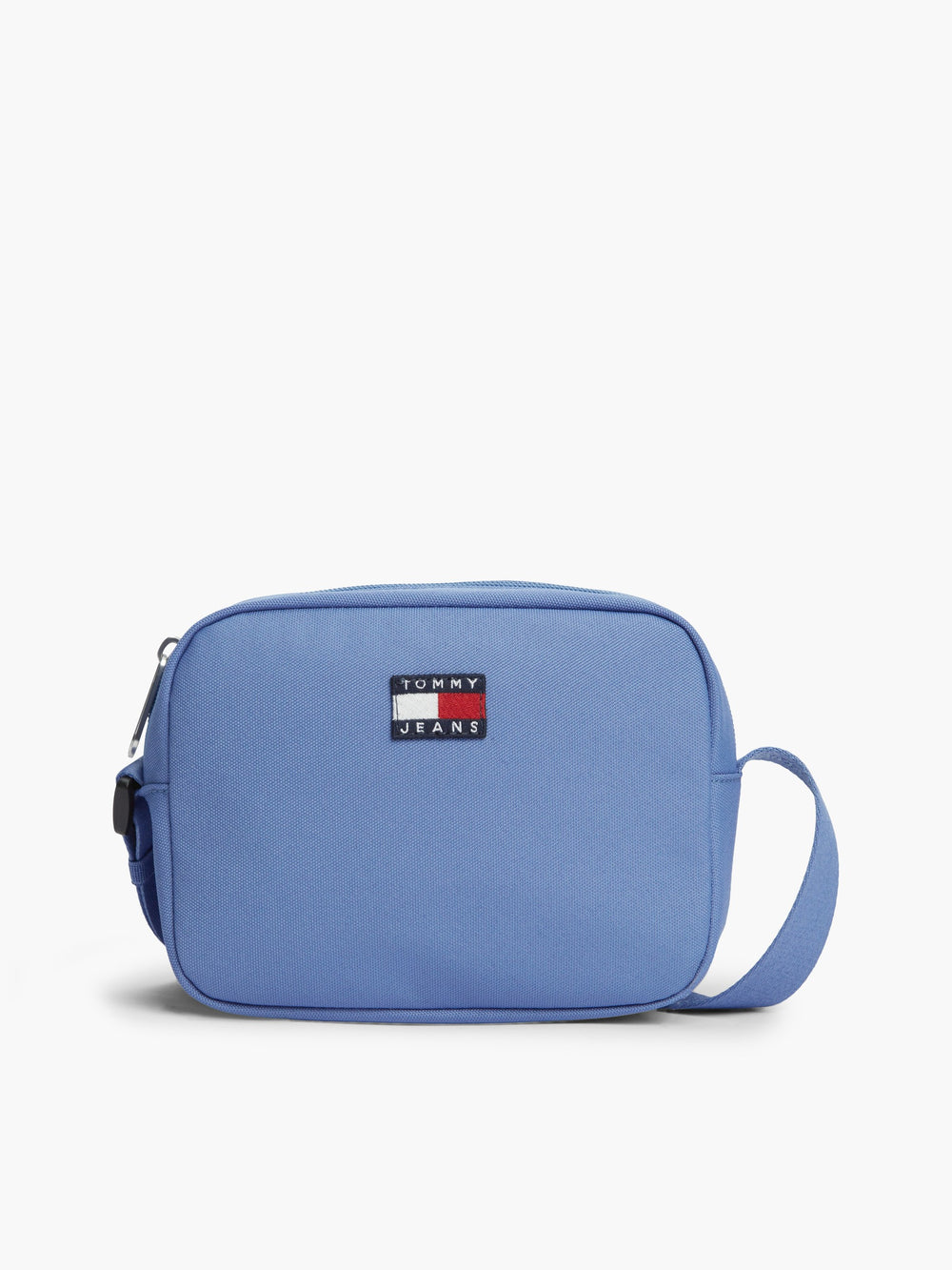 Solid Polyester Crossbody Bag