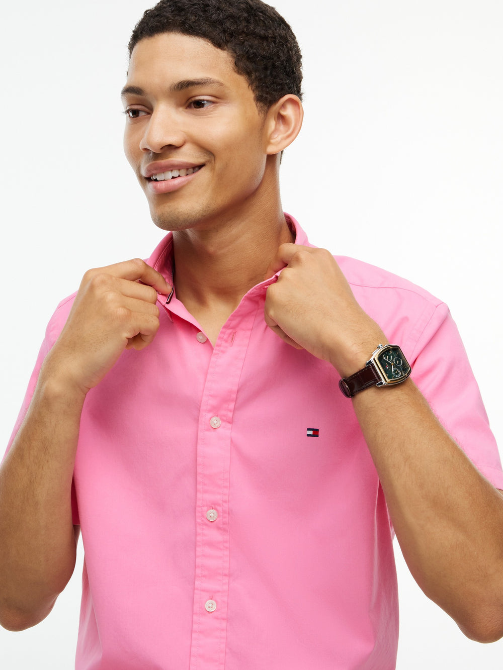Regular Fit Solid Poplin Shirt