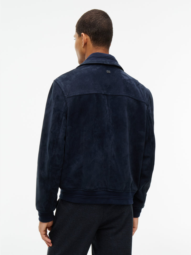 Relaxed Fit Leather Jacket