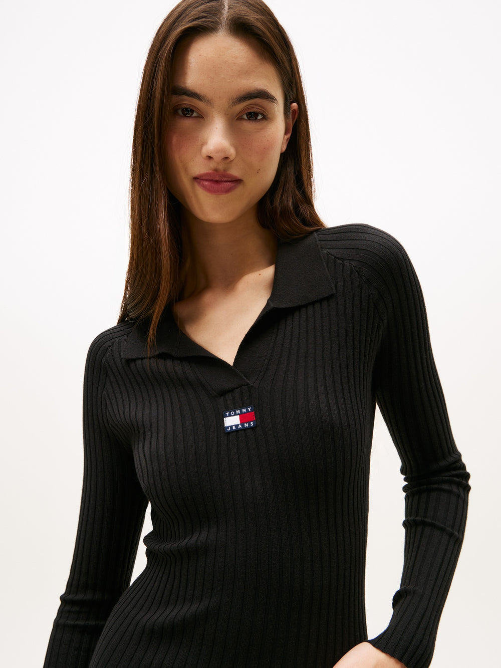 Full Sleeve Solid Sweater Bodycon Dress