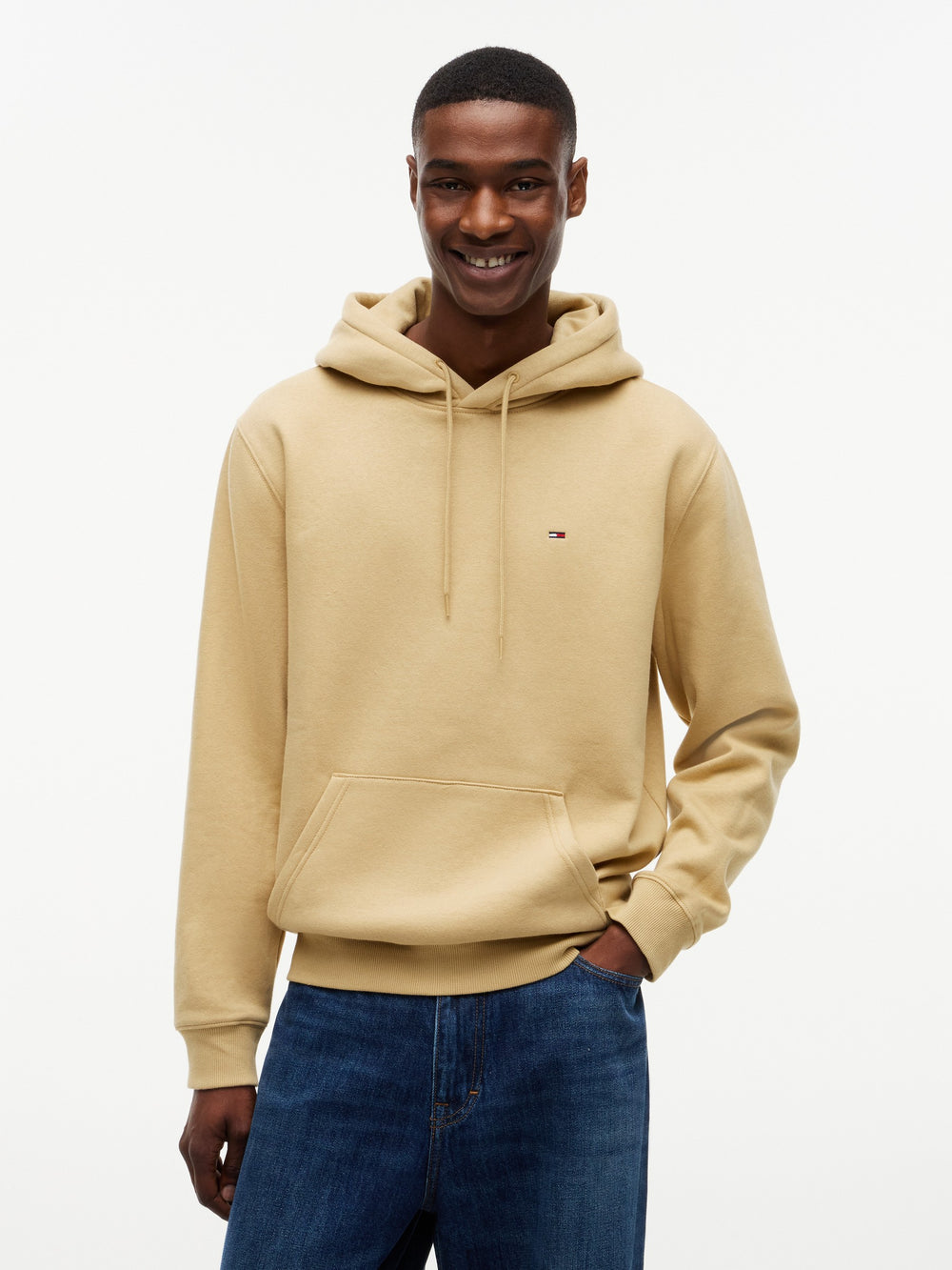Regular Fit Brushed Fleece Hooded Sweatshirt