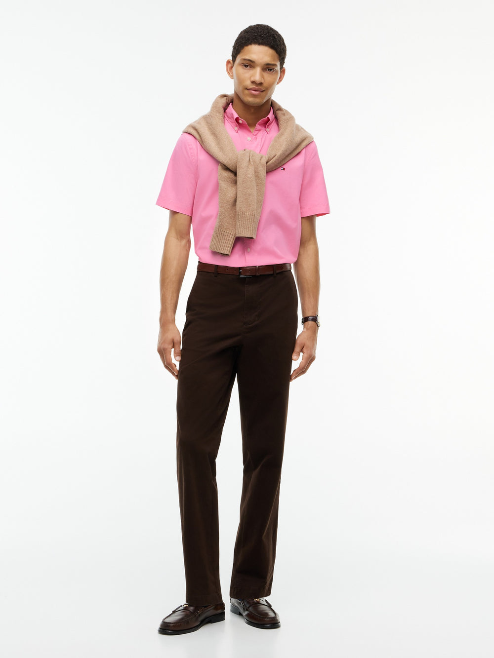 Regular Fit Solid Poplin Shirt