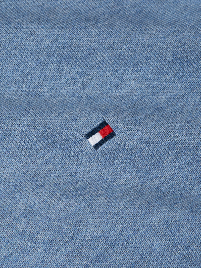 Crew Neck Solid Pullover