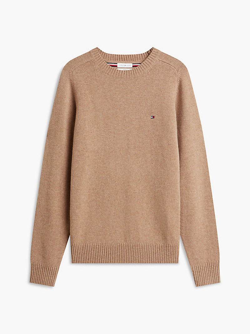Crew Neck Lambswool Sweater