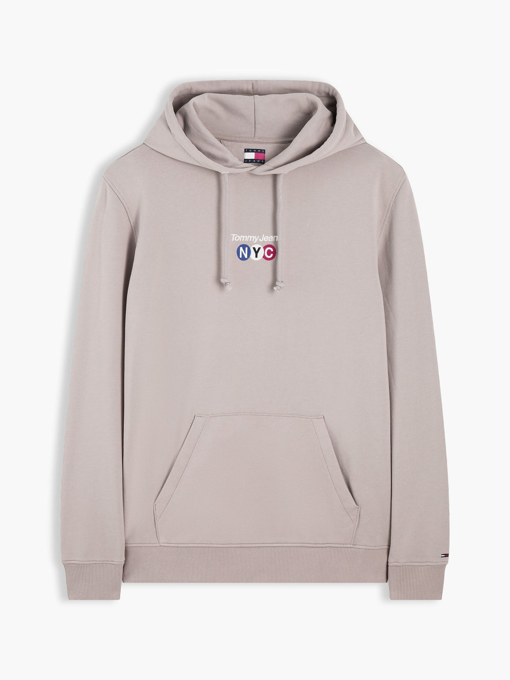 Regular Fit Diagonal Terry Hooded Sweatshirt