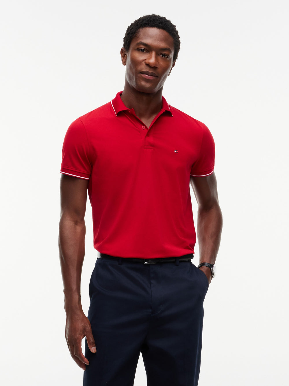 Regular Fit Collar Tipped Polo