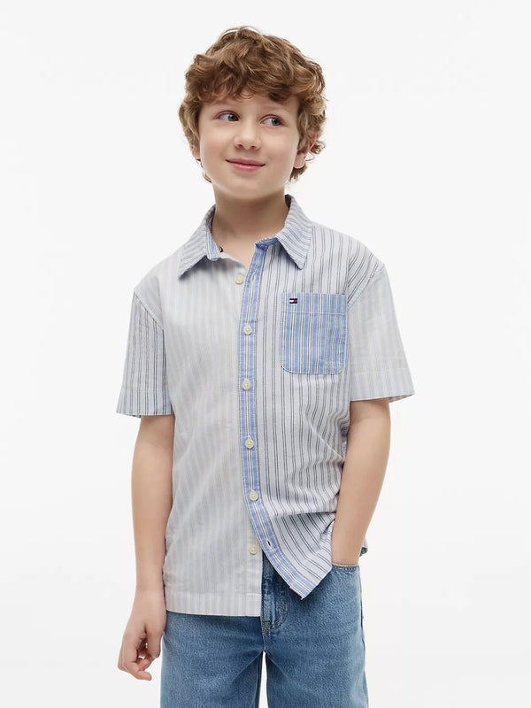 Kids Color Block Shirt