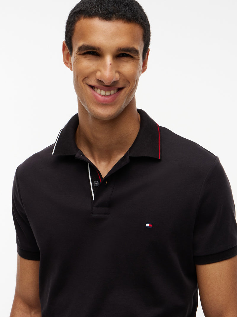Slim Fit Interlock Polo