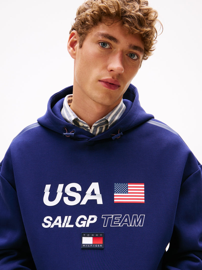 Relaxed Fit Interlock Hoodie