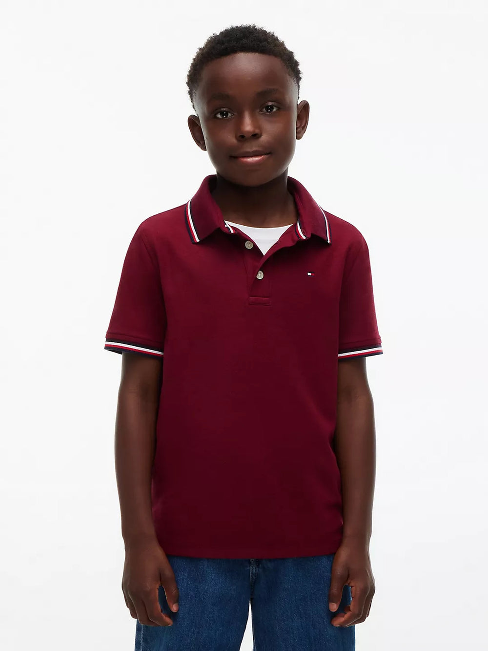 Kids Solid Polo
