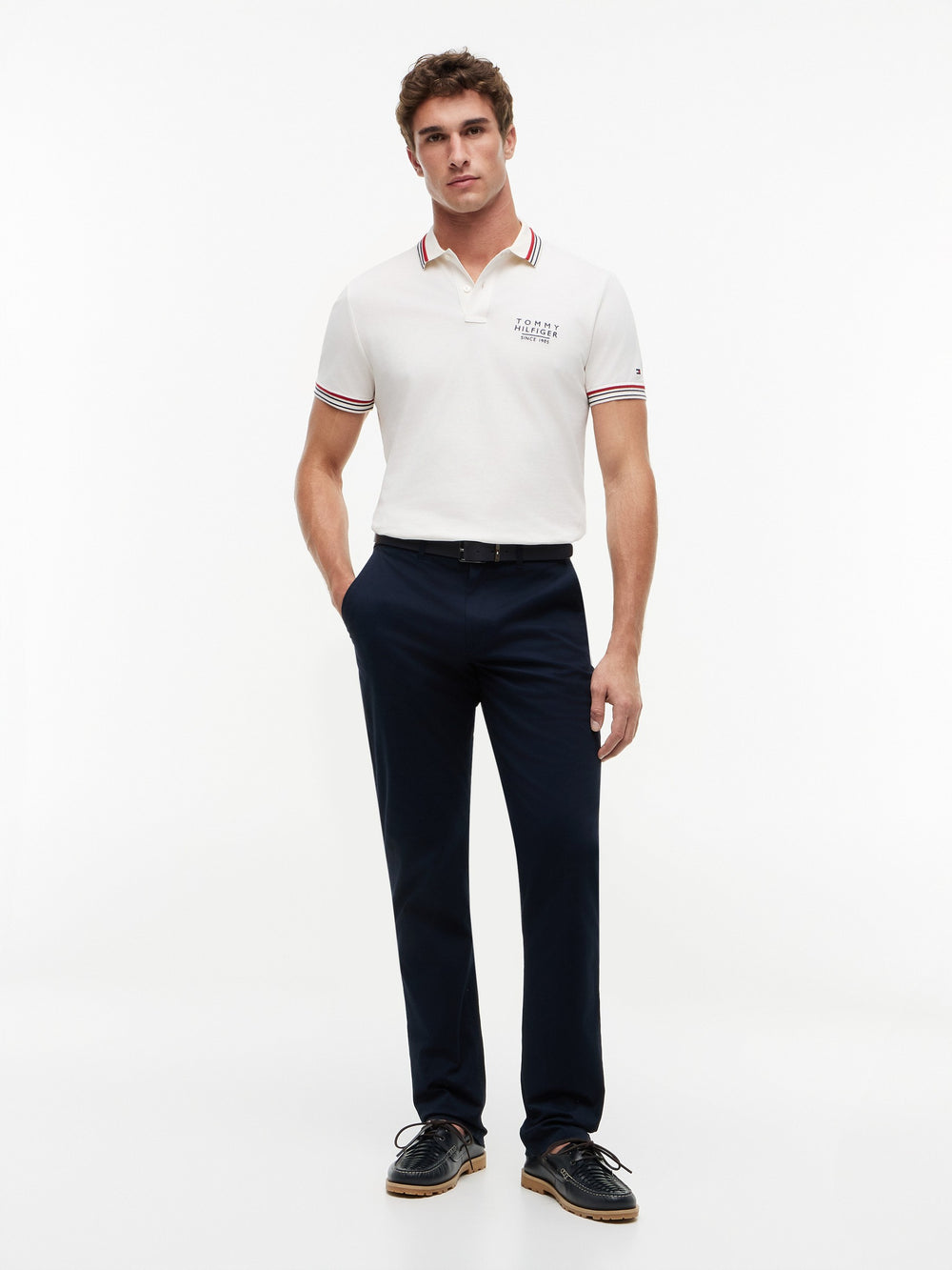 Regular Fit Pique Polo With Tipping
