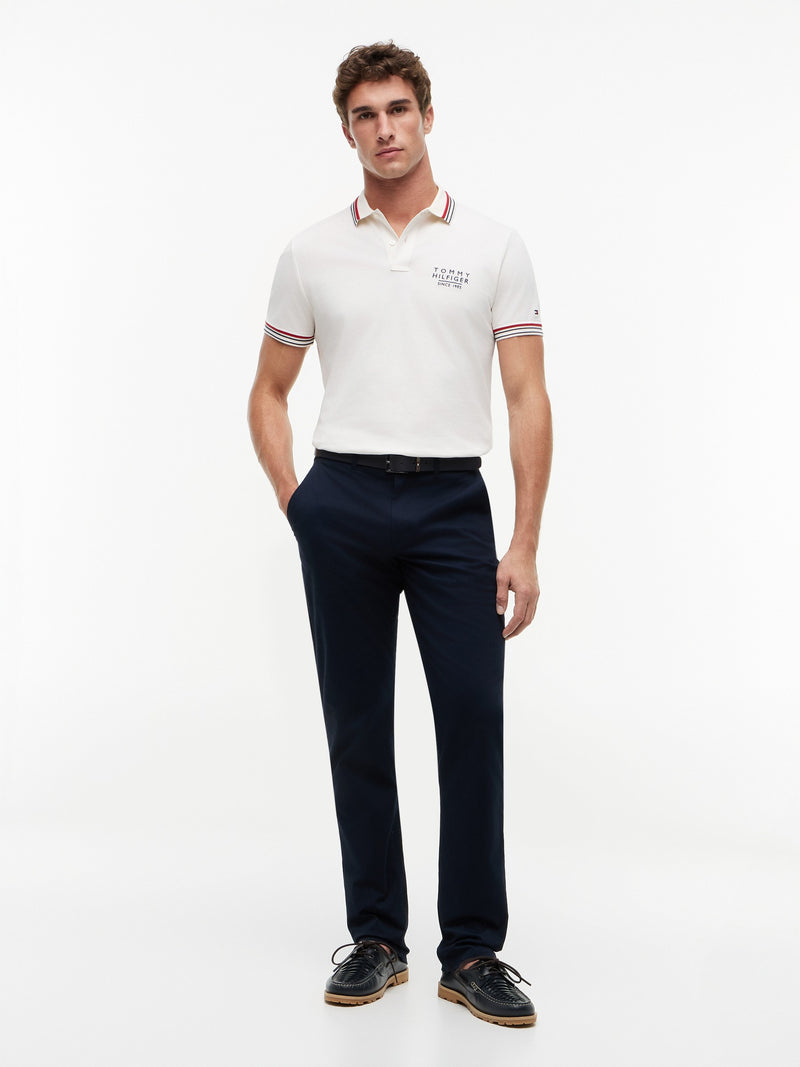Regular Fit Pique Polo With Tipping