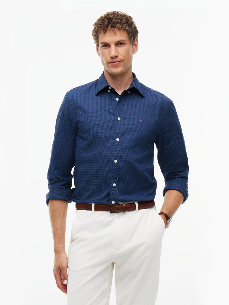 Regular Fit Texture Dobby Shirt