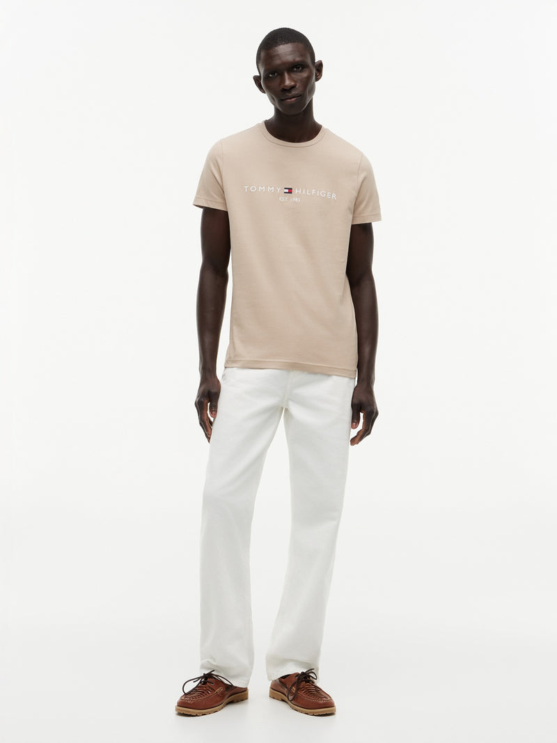 Slim Fit Chest Logo Jersey Tshirt