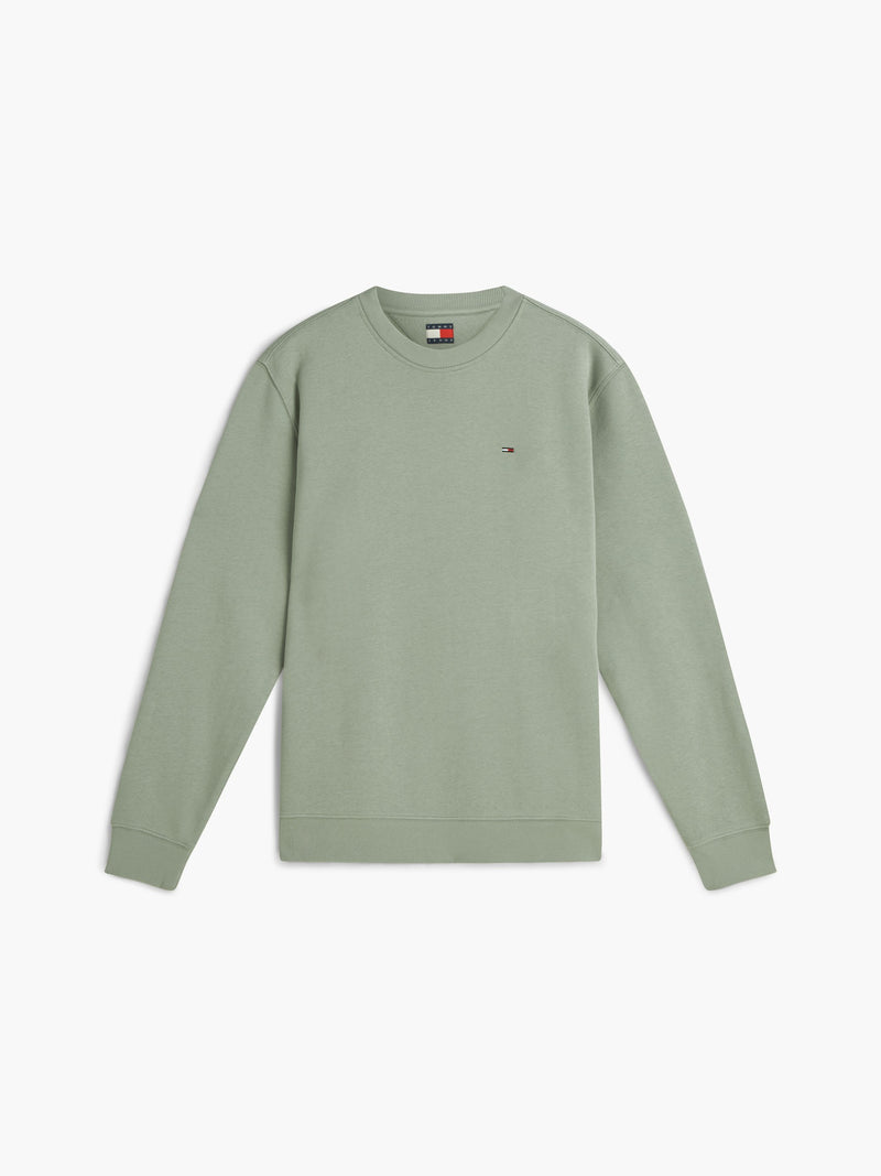 Regular Fit Brushed Fleece Crew Neck Sweatshirt