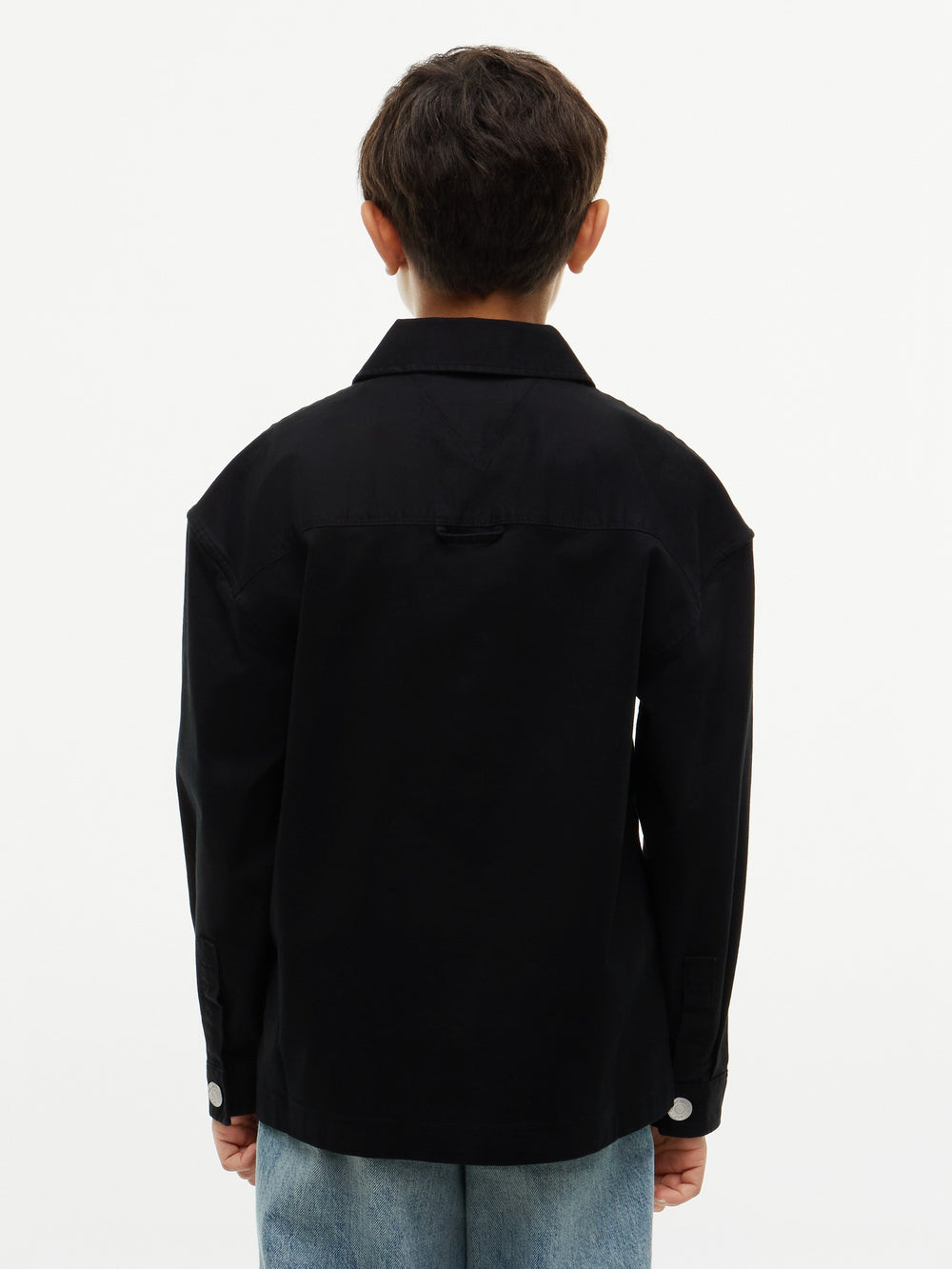 Kids Stretch Solid Shirt