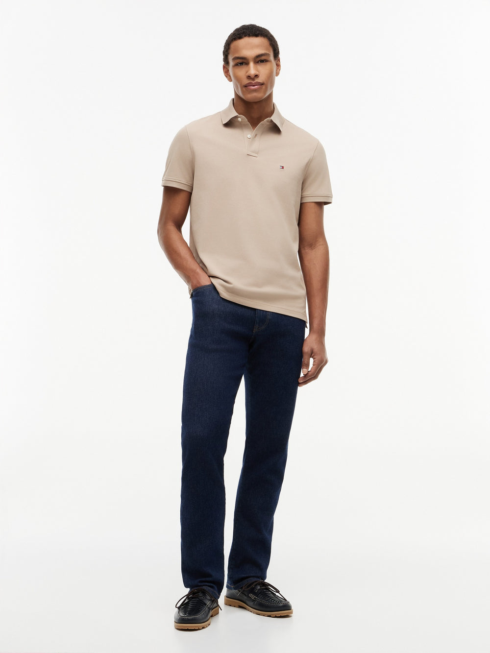 Regular Fit Solid Pique Polo