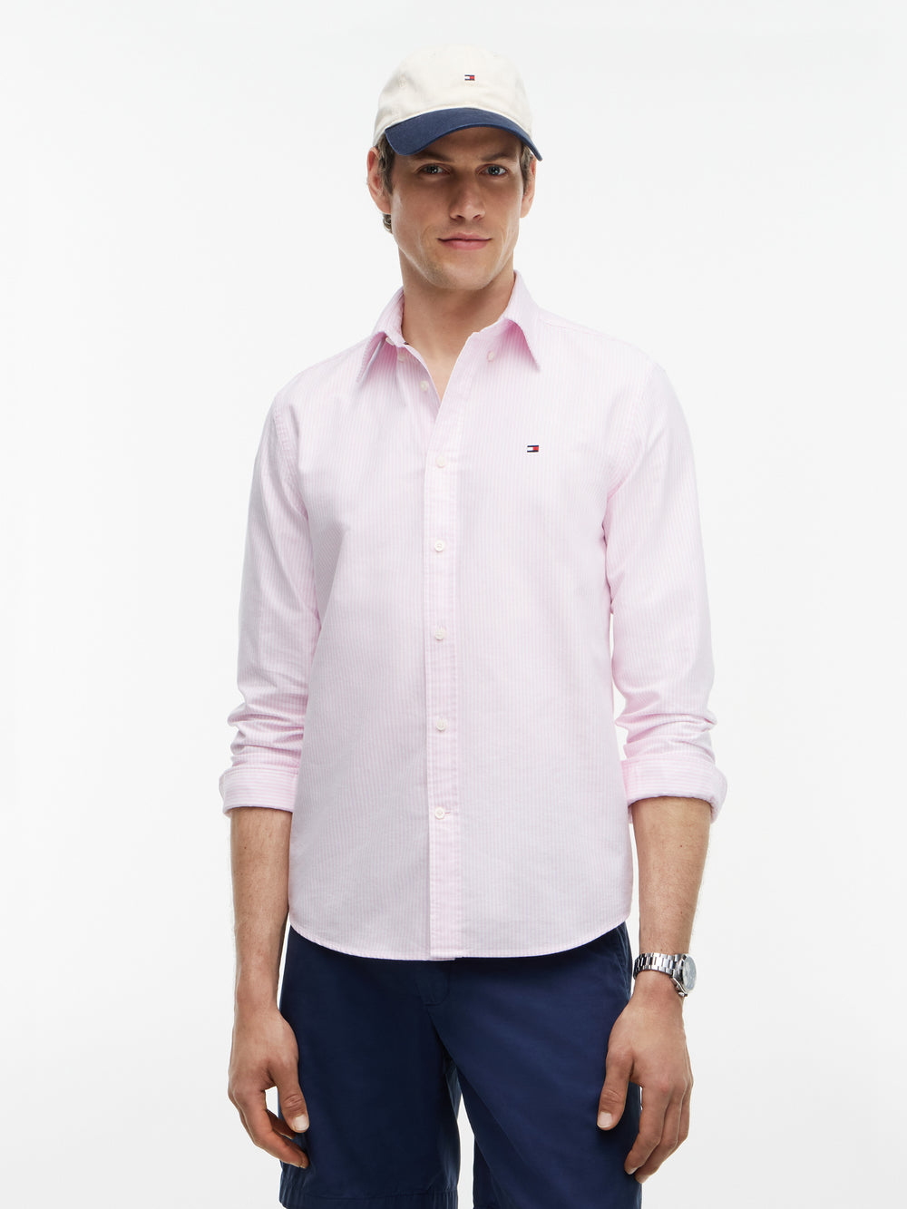 Regular Fit Stripe Oxford Shirt