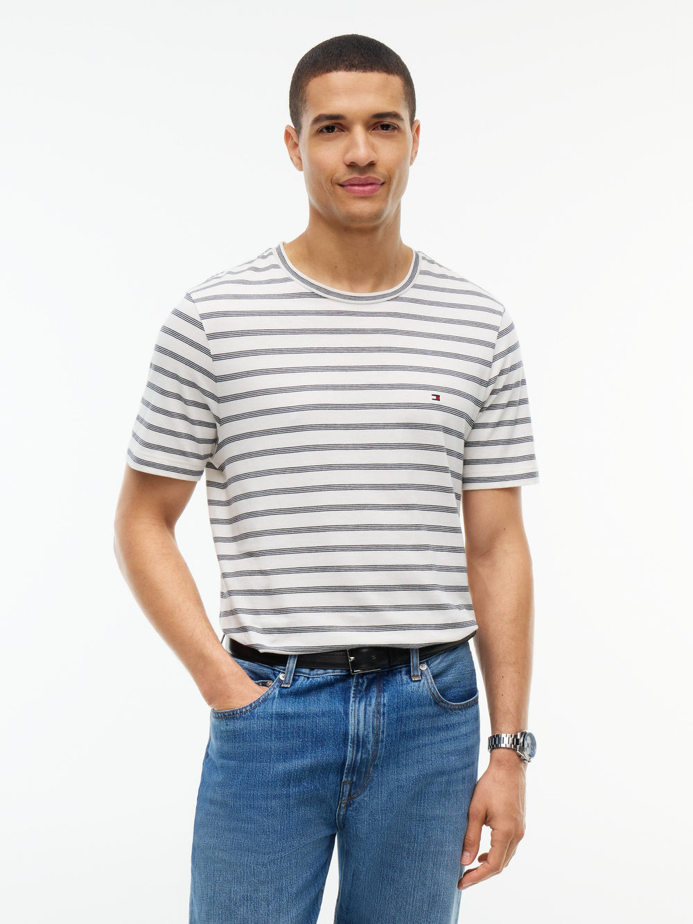 Regular Fit Striped Tshirt