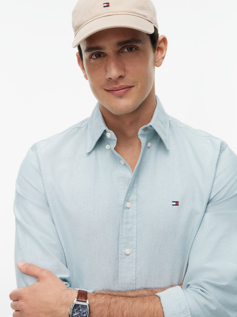 Regular Fit Solid Oxford Shirt