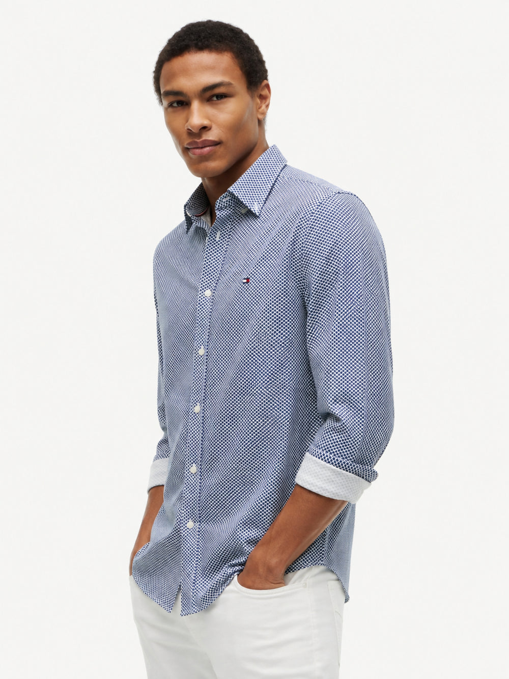 Regular Fit Printed Knit Shirt