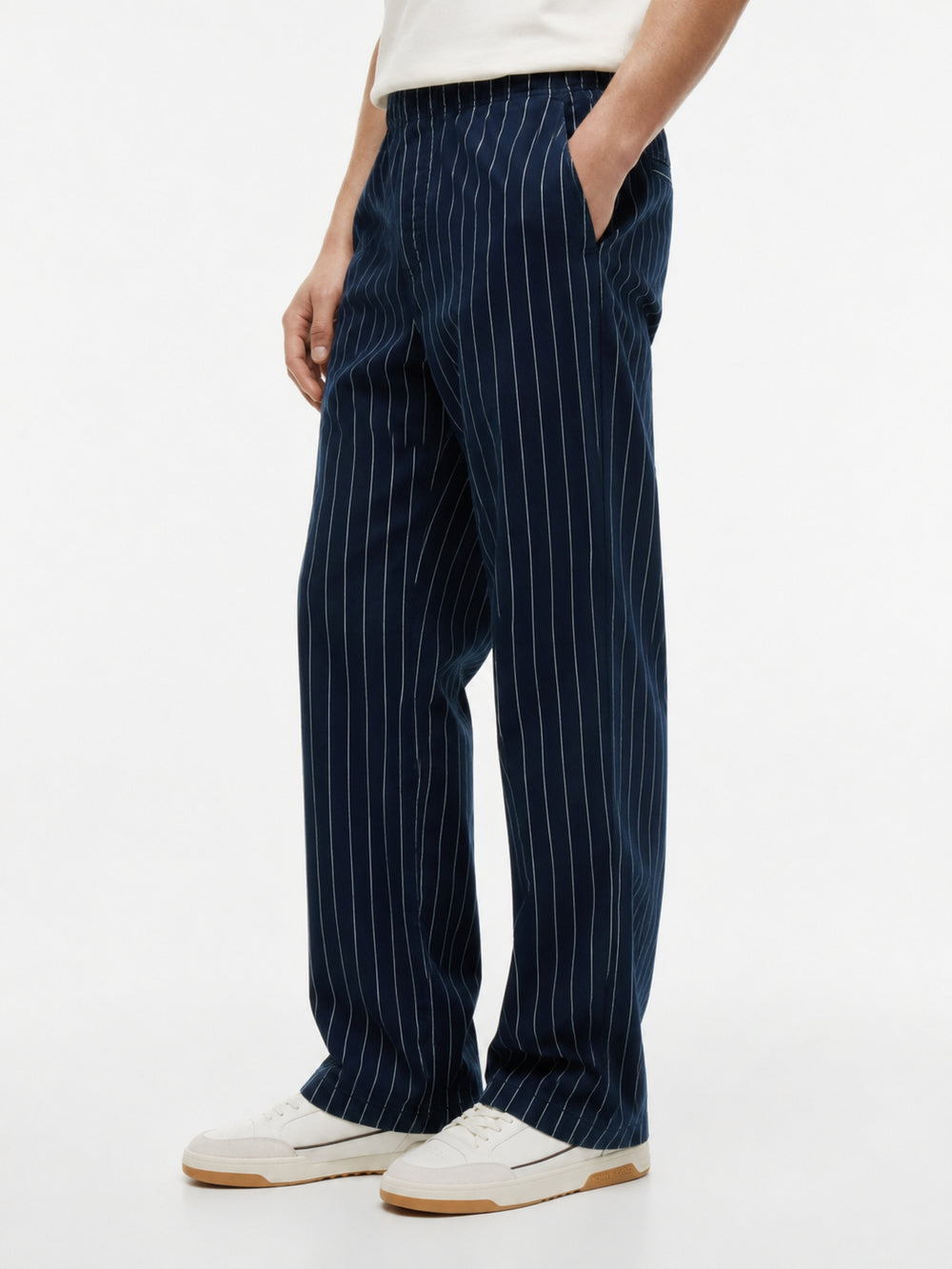 Jaimie Loose Twill Blue Trouser