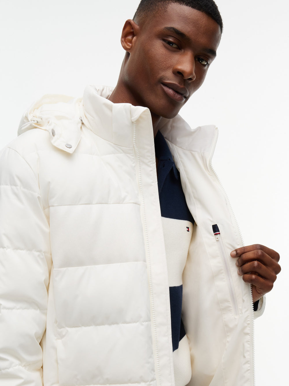 Regular Fit Quilted or Padded Jacket