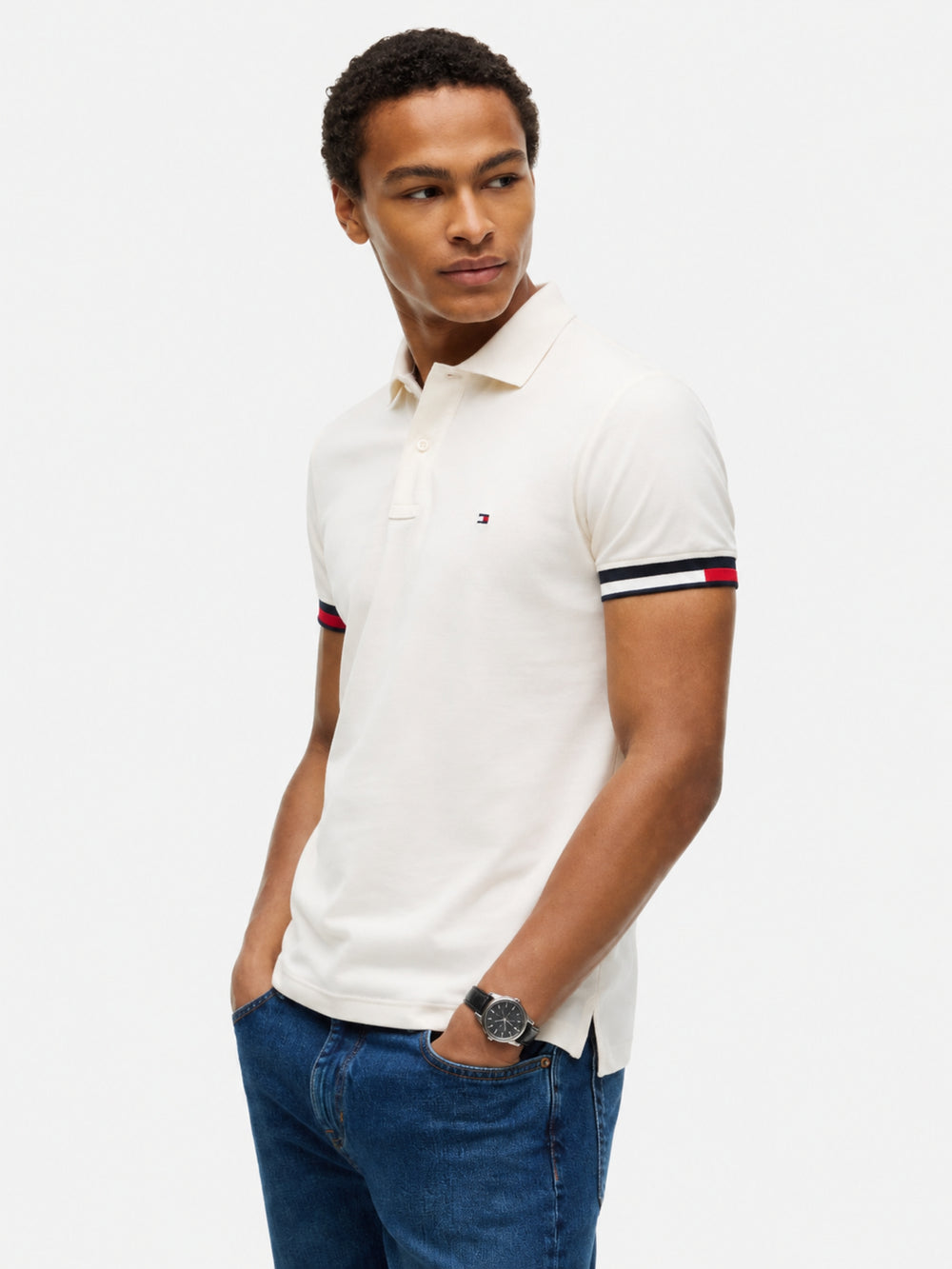 Slim Fit Interlock Polo