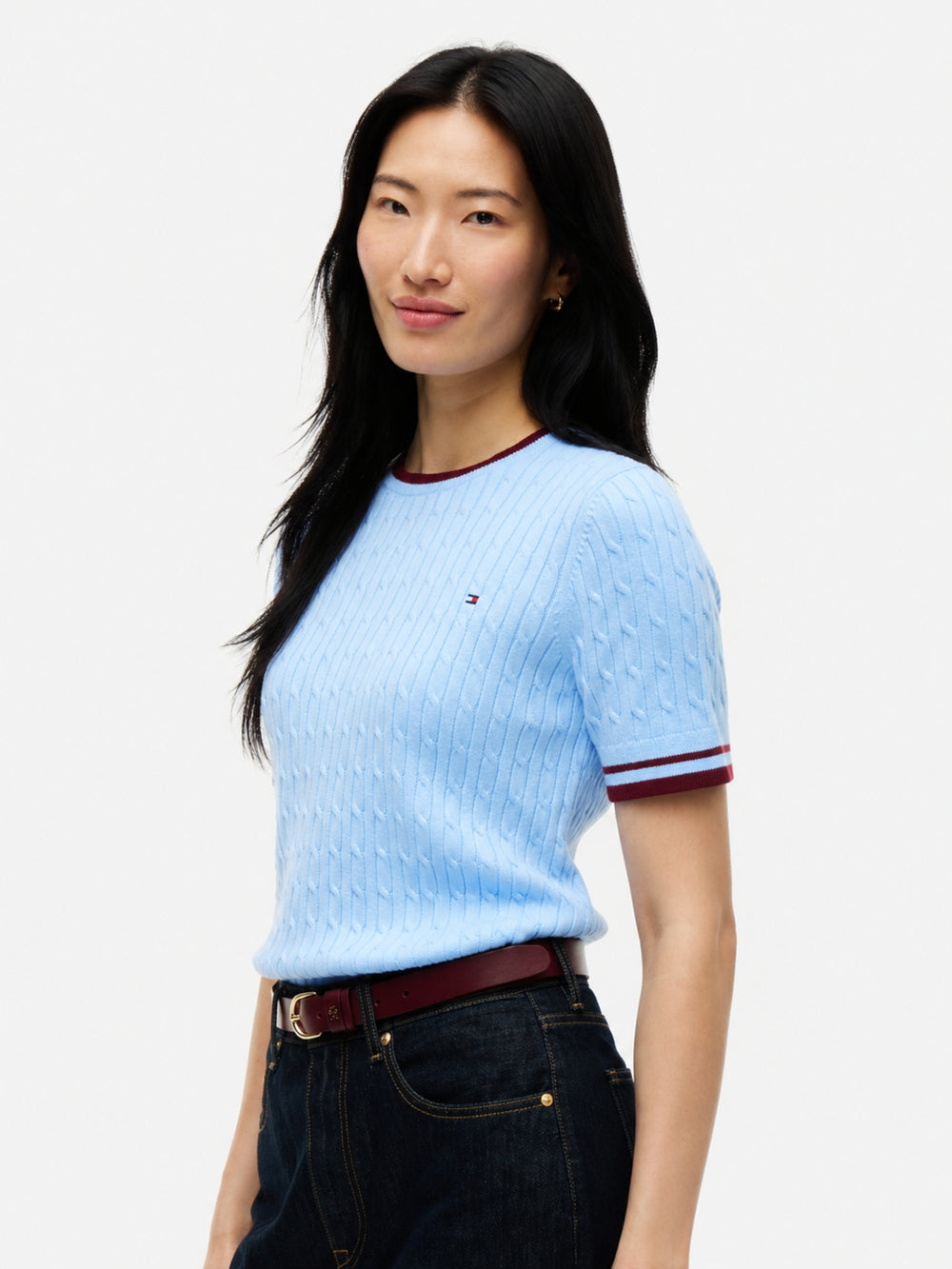 Half Sleeve Slim Fit Pullover